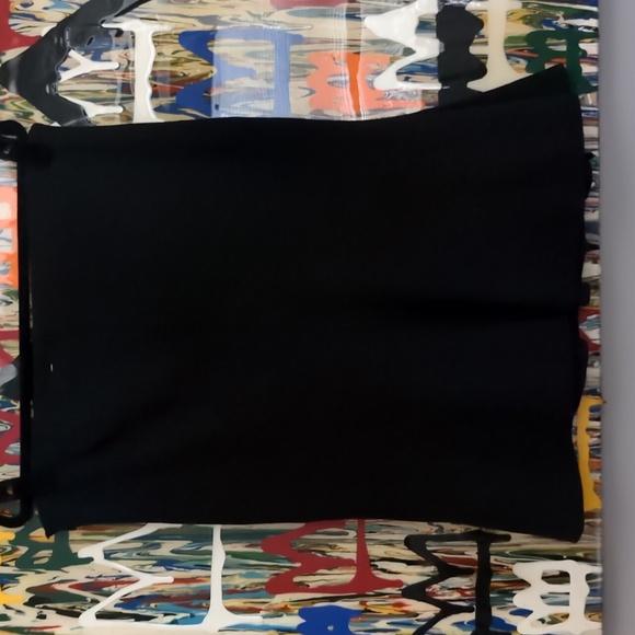 ALEXANDER MCQUEEN Black Skirt w Flare Hem. Size 46 EU, L large US. - Picture 8 of 8